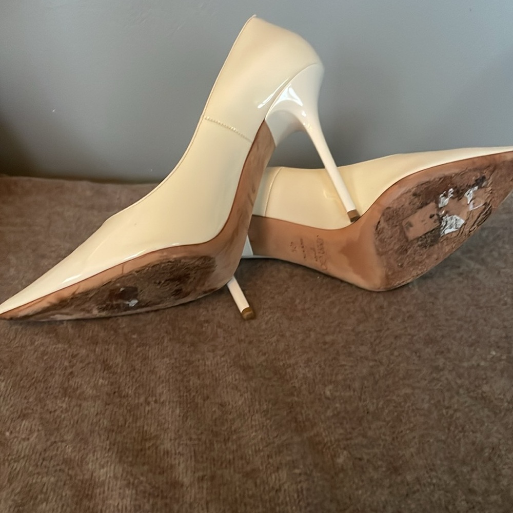 Jimmy Choo cream patent leather size 40.5 fits like 8.5 - Picture 6 of 8